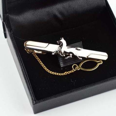 ネクタイピン 疾走する駿馬立体造形ネクタイピン