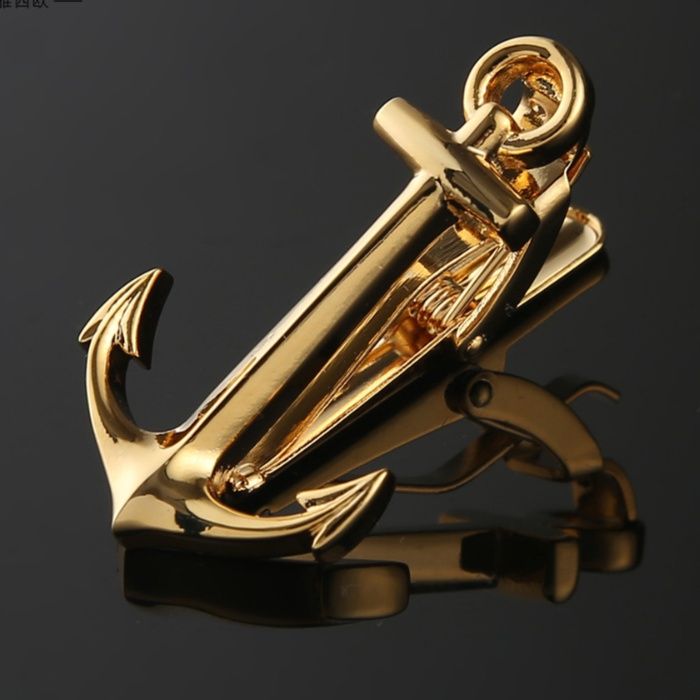 ネクタイピン 船錨型装飾ネクタイピン