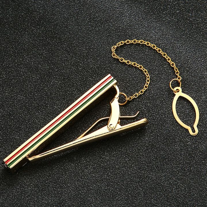 ネクタイピン 煌めき装飾ネクタイピン