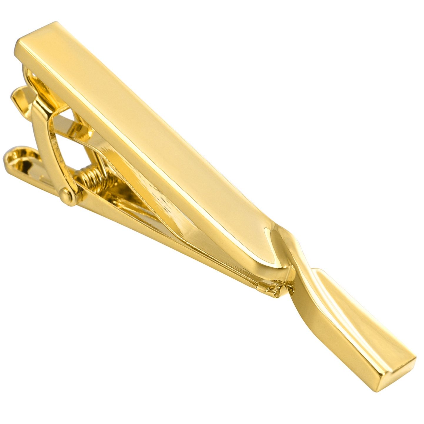 ネクタイピン 高級感漂う金製ネクタイピンとカフス三点セット