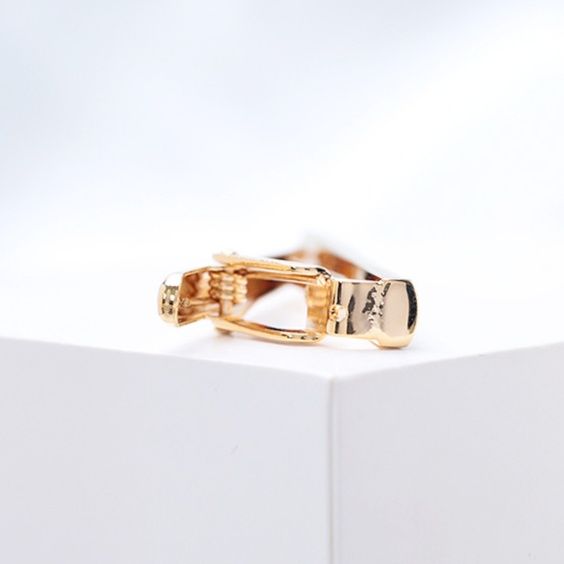 ネクタイピン 市松模様刻印入り高級ネクタイピン