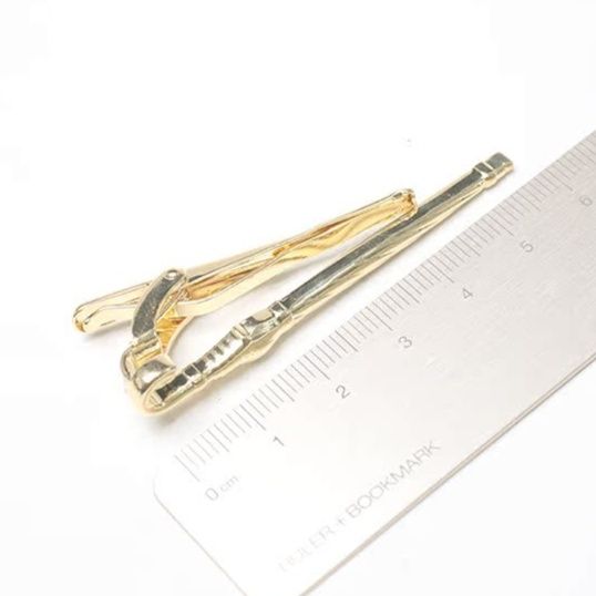 ネクタイピン ユニークな傘モチーフ ゴールドネクタイピン