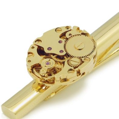 ネクタイピン 機械式 ムーブメント ネクタイピン