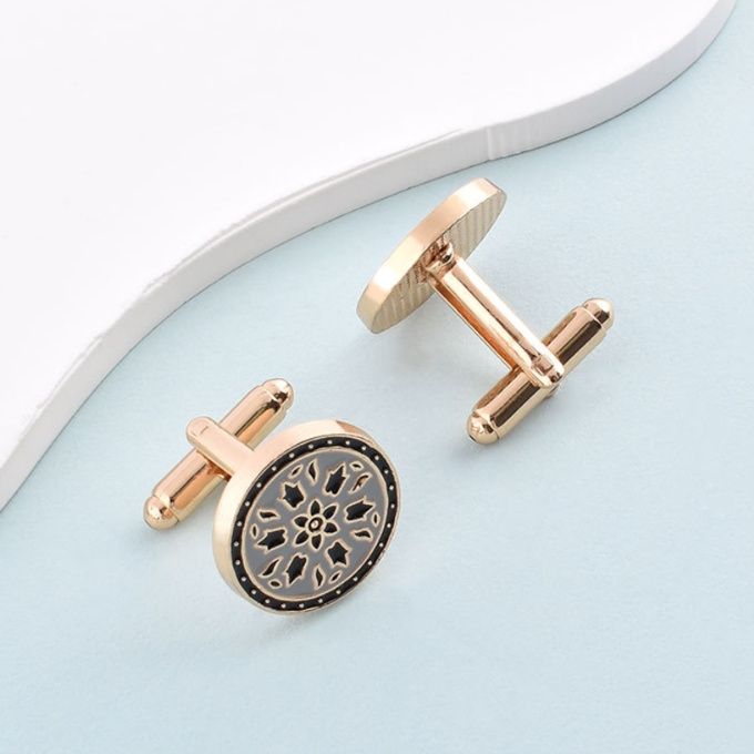 ネクタイピン 華麗なる雪花模様装飾ネクタイピン