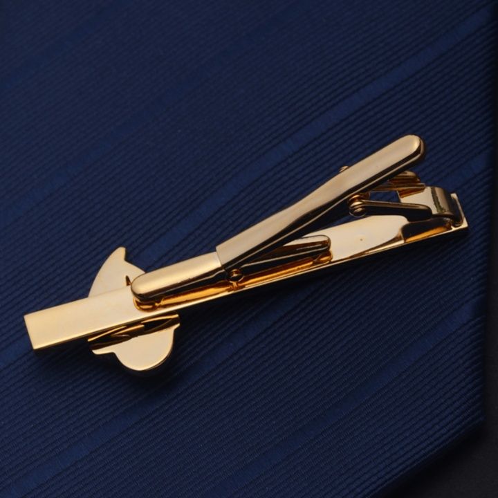 ネクタイピン 碇モチーフ高級金属製ネクタイピン