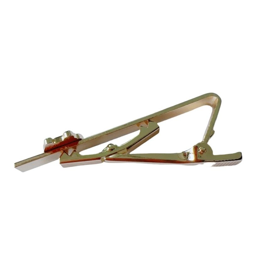 ネクタイピン ガイコツモチーフ装飾付き紳士用ネクタイ留め