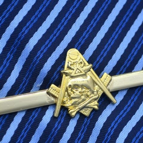 ネクタイピン 石工組合象徴図案金製ネクタイピン