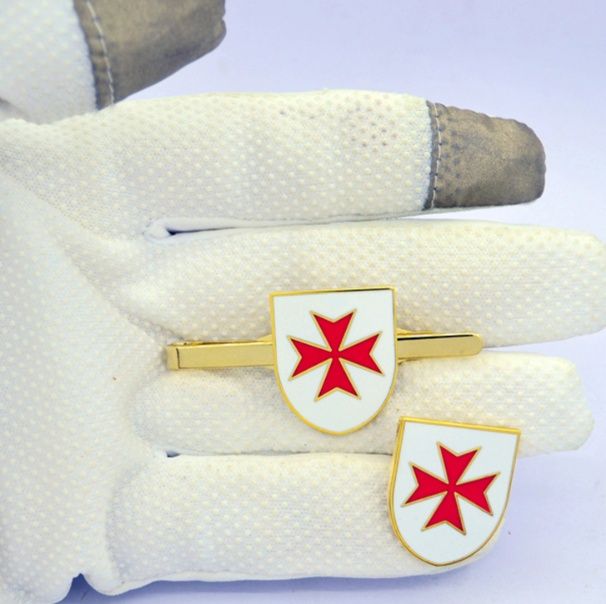 ネクタイピン 騎士団盾章八芒星ネクタイピン