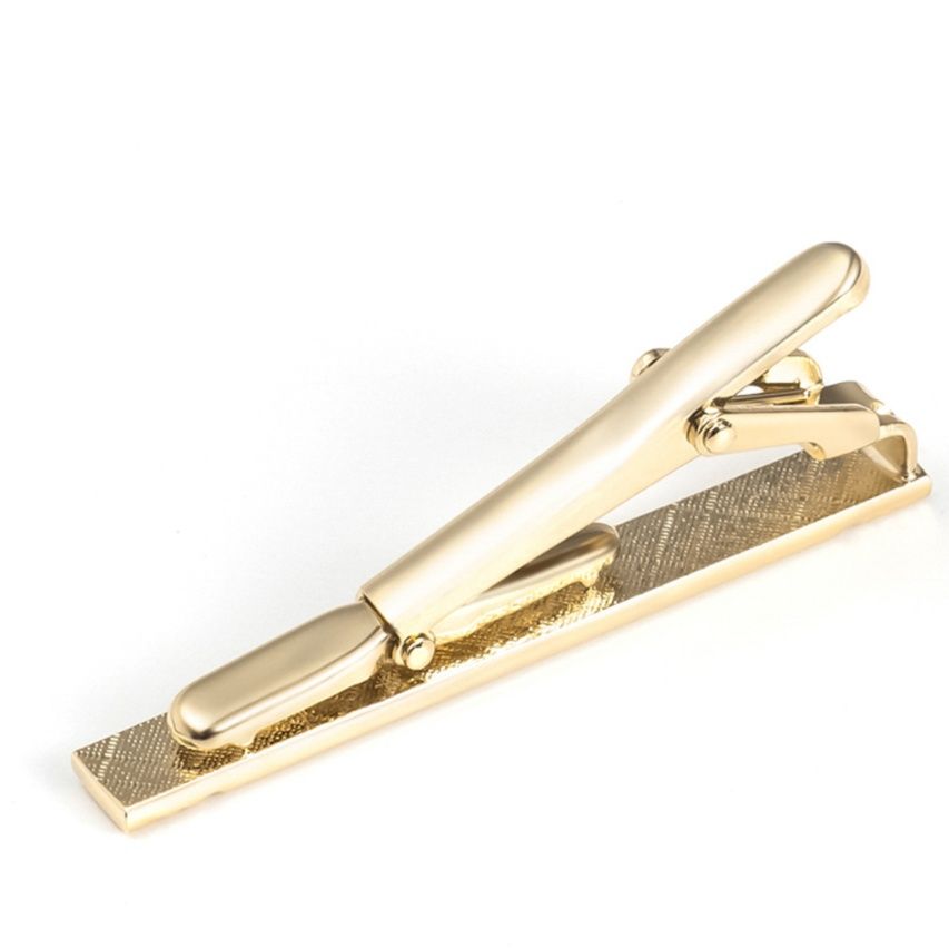 ネクタイピン ゴールド&ブラックライン ネクタイピン・カフスセット