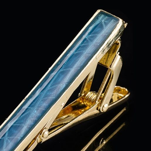 ネクタイピン クリスタル装飾ネクタイピン