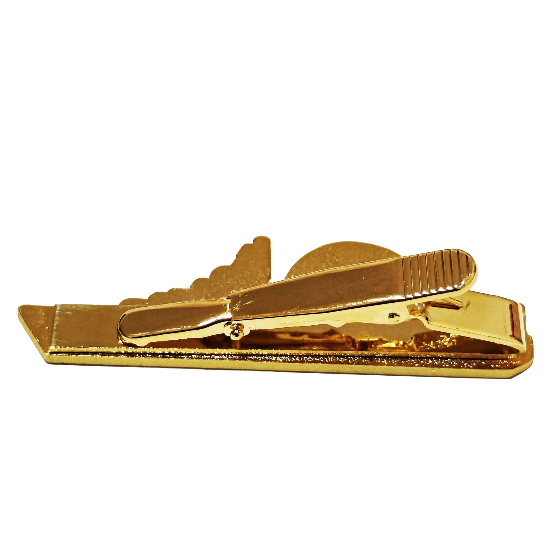 ネクタイピン 海軍艦船モチーフ立体彫刻ネクタイピン