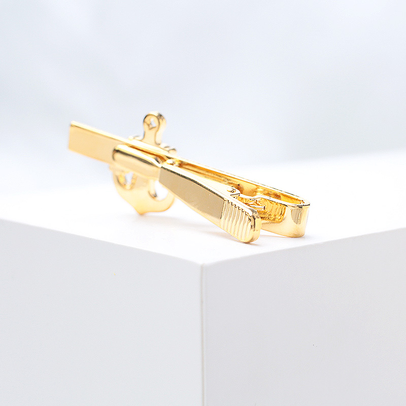 ネクタイピン 海軍錨モチーフ金製ネクタイピン