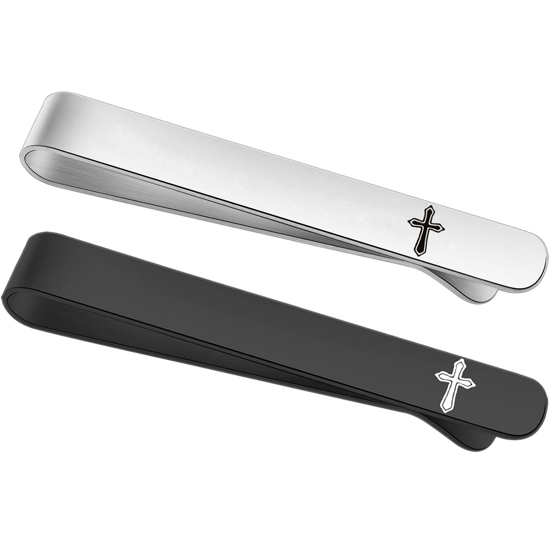 ネクタイピン 十字架モチーフ　金