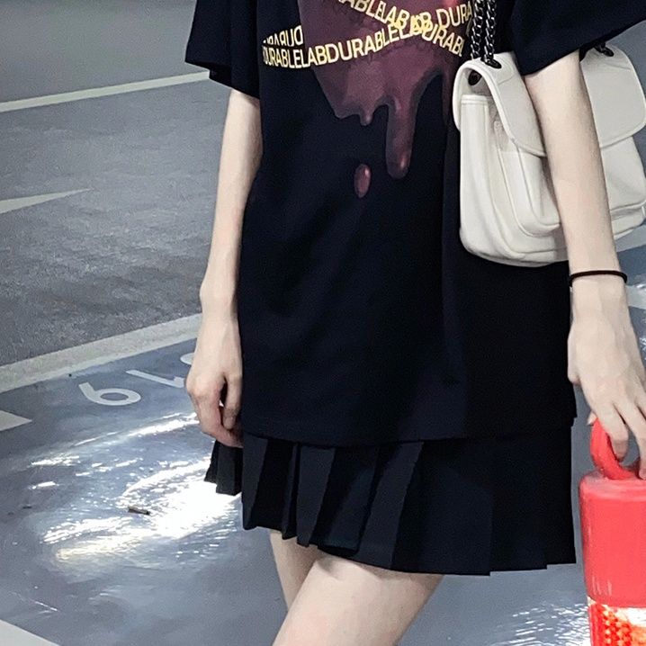 ティアードスカート  ティアードスカート  シンプル整形プリーツミニスカート