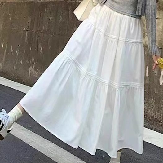 ティアードスカート  ティアードスカート  ふんわり段重ねプリーツスカート