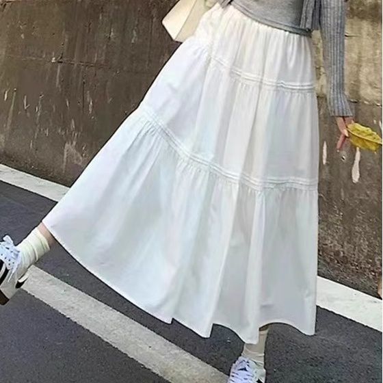 ティアードスカート  ティアードスカート  ふんわり段重ねプリーツスカート