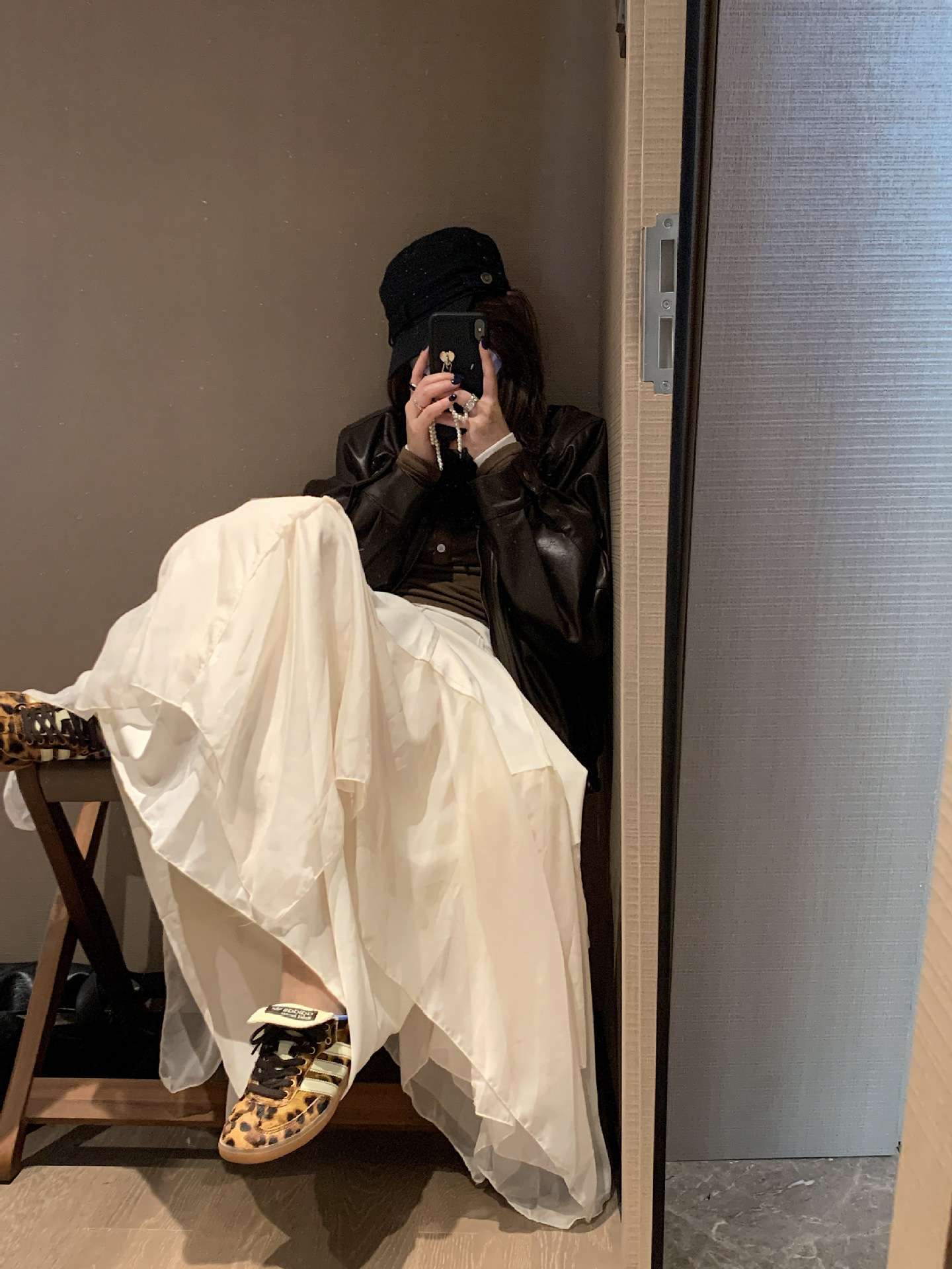 スカート ティアード なびきティアードロングスカート