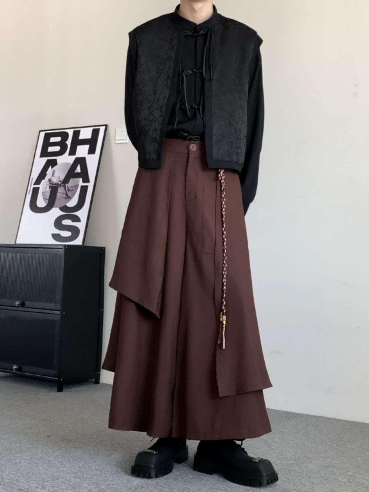 スカート ティアード アシンメトリーティアード重ねスカート