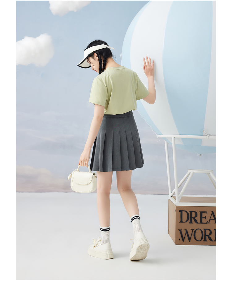 ティアードスカート  ティアードスカート  清楚プリーツミニスカート