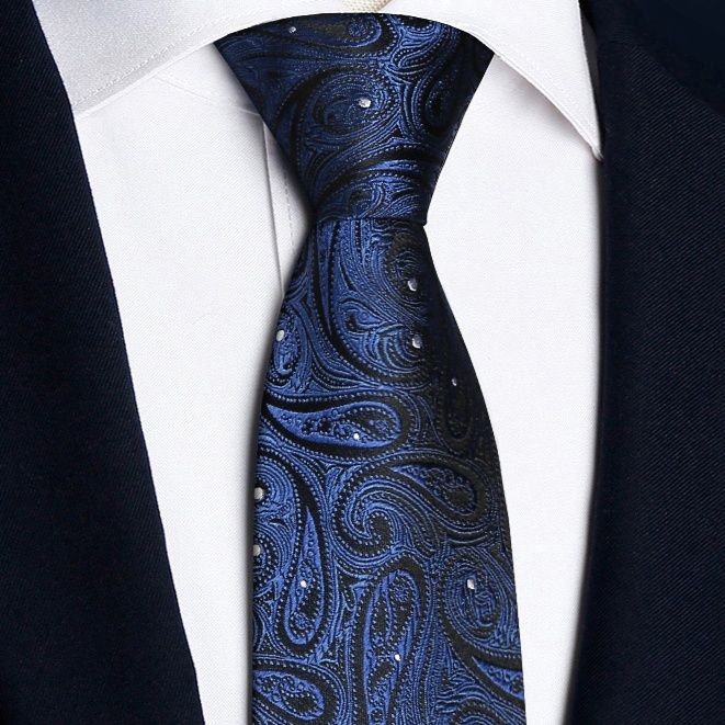 小粒水玉柄フォーマルネクタイ