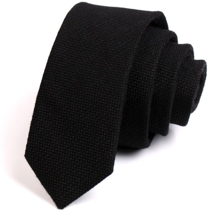 上質織り細身ネクタイ