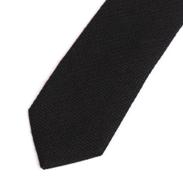 上質織り細身ネクタイ