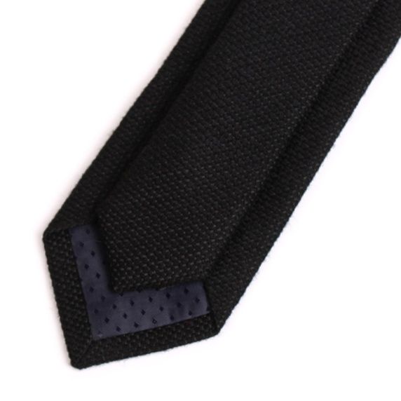 上質織り細身ネクタイ