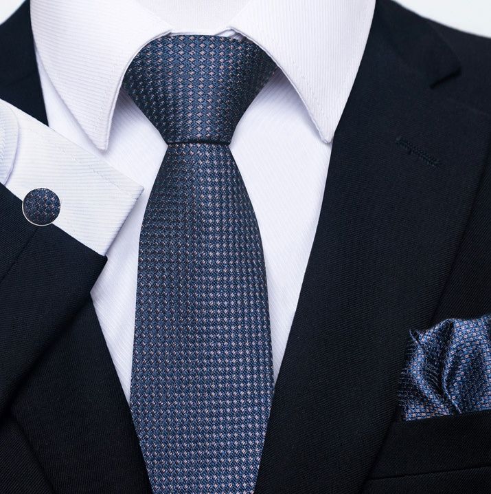 ネクタイ 華麗なペイズリー柄ネクタイ三点セット