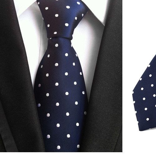 ネクタイ 上品な小さめドット柄ネクタイ
