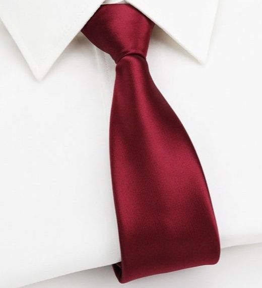 ネクタイ 光沢無地柄ジッパー式ネクタイ