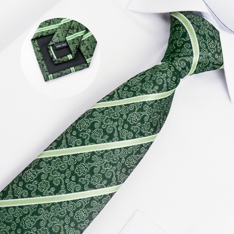 ネクタイ ペイズリー柄斜めストライプ紳士ネクタイ