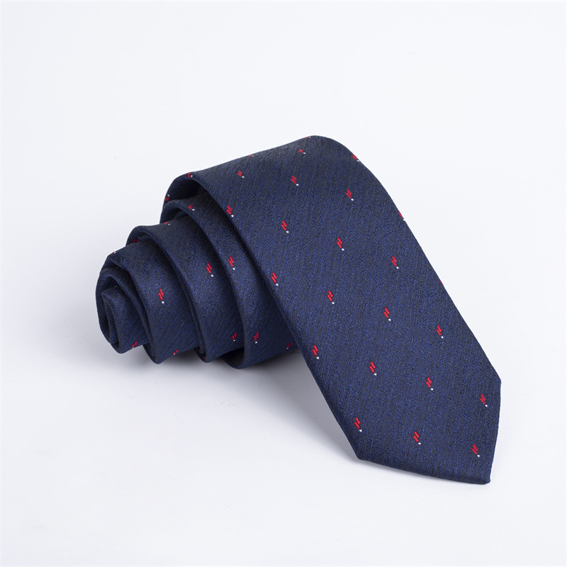 ネクタイ 小紋柄ワインボトル刺繍ネクタイ