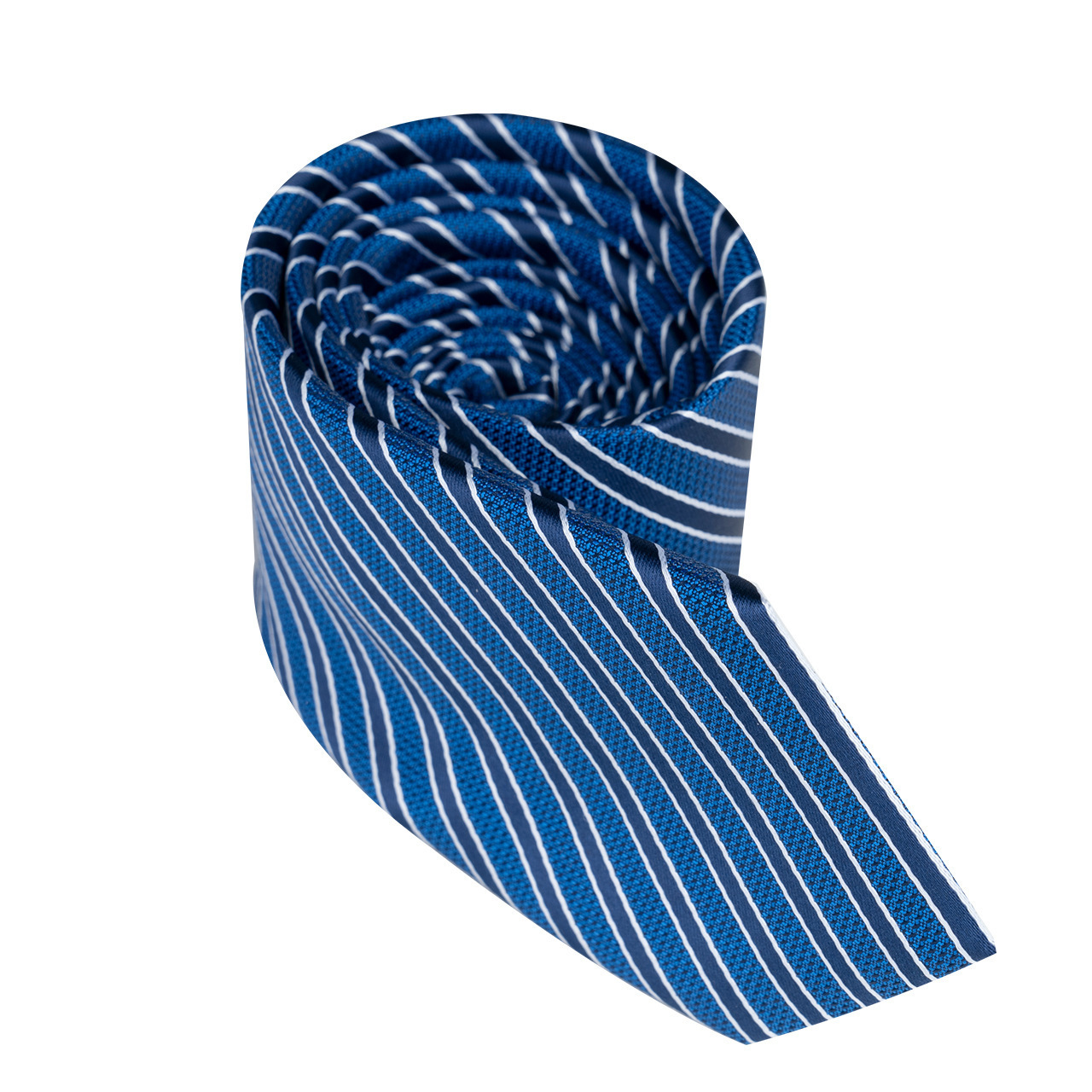 ネクタイ 洗練されたストライプ模様の上質ビジネスネクタイ