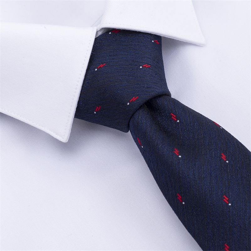 ネクタイ 小紋柄ワインボトル刺繍ネクタイ