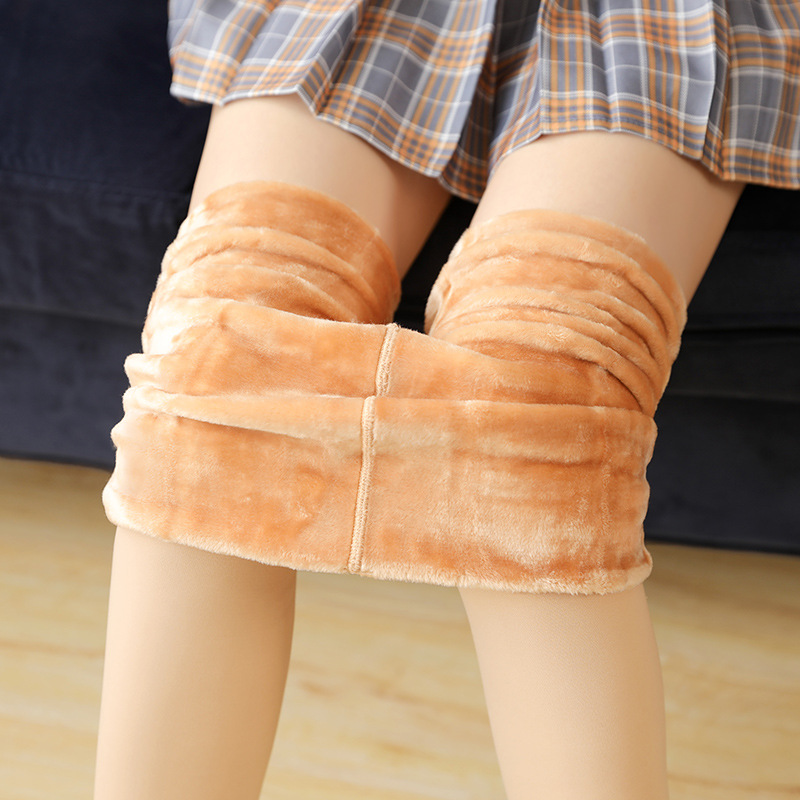 タイツ 極厚ふわふわ裏起毛タイツ防寒保温
