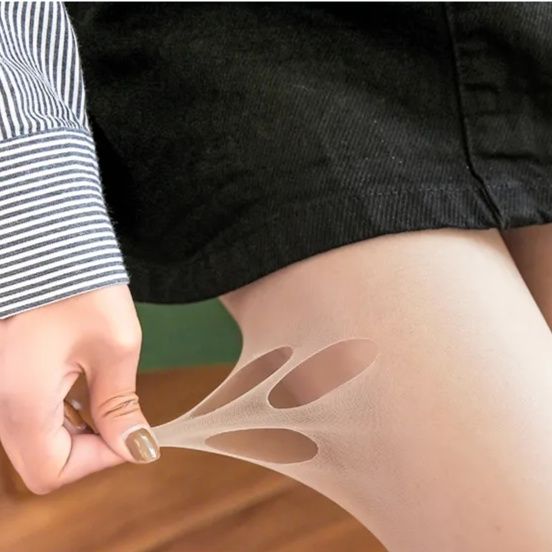 タイツ 透明美肌極薄ストッキング