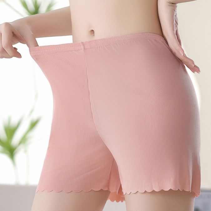 タイツ なめらか波縁ペチパンツ