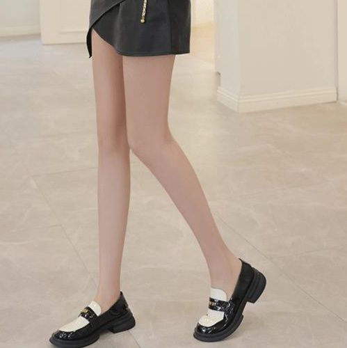 タイツ 超薄手透明感美脚演出フェイクタイツ