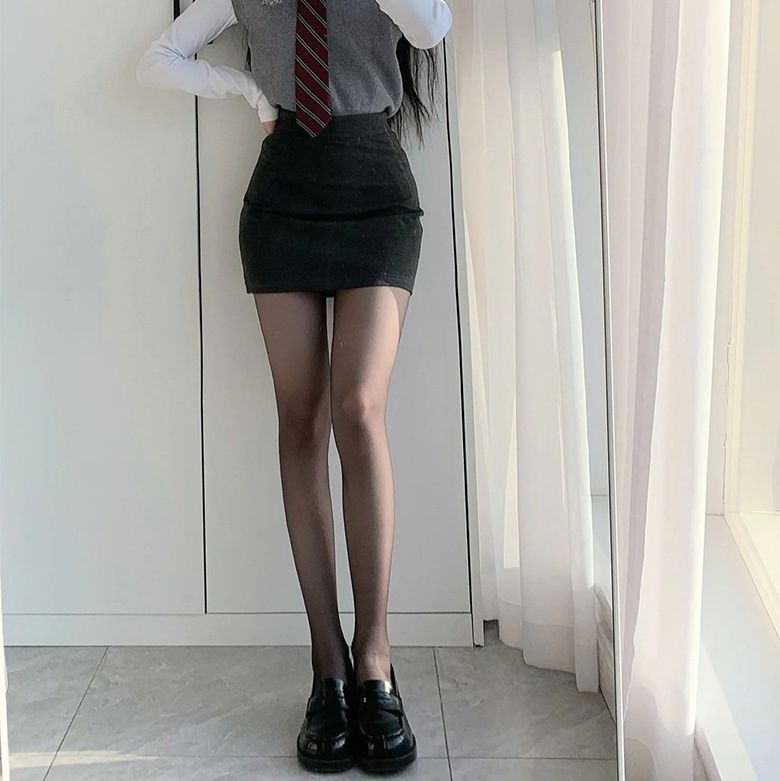 タイツ 美脚効果抜群シアー透明感タイツ