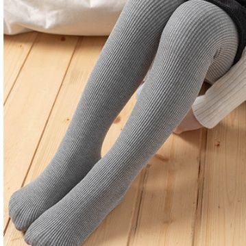 タイツ ふわふわ内里磨毛リブ編みタイツ