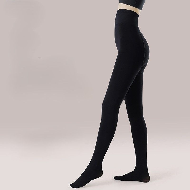 タイツ 高身長対応着圧ハイウエストタイツ