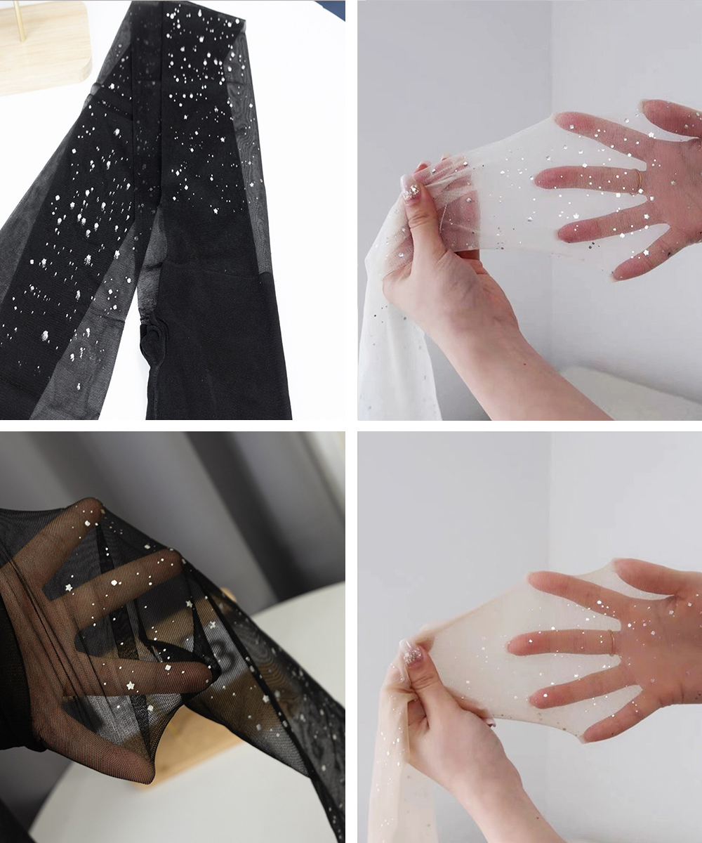 網タイツ ラメ輝く女性用ストッキング