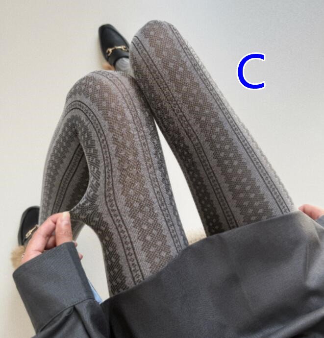 網タイツ 幾何学模様 ストッキング レディース