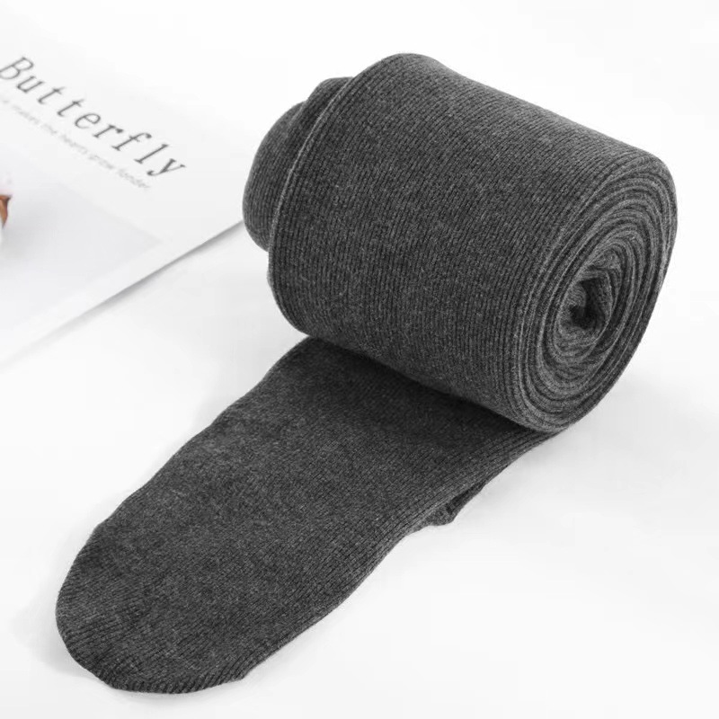 タイツ 極暖リブ編み裏起毛タイツ