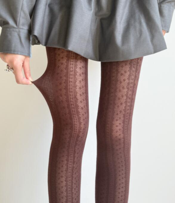 網タイツ 幾何学模様 ストッキング レディース