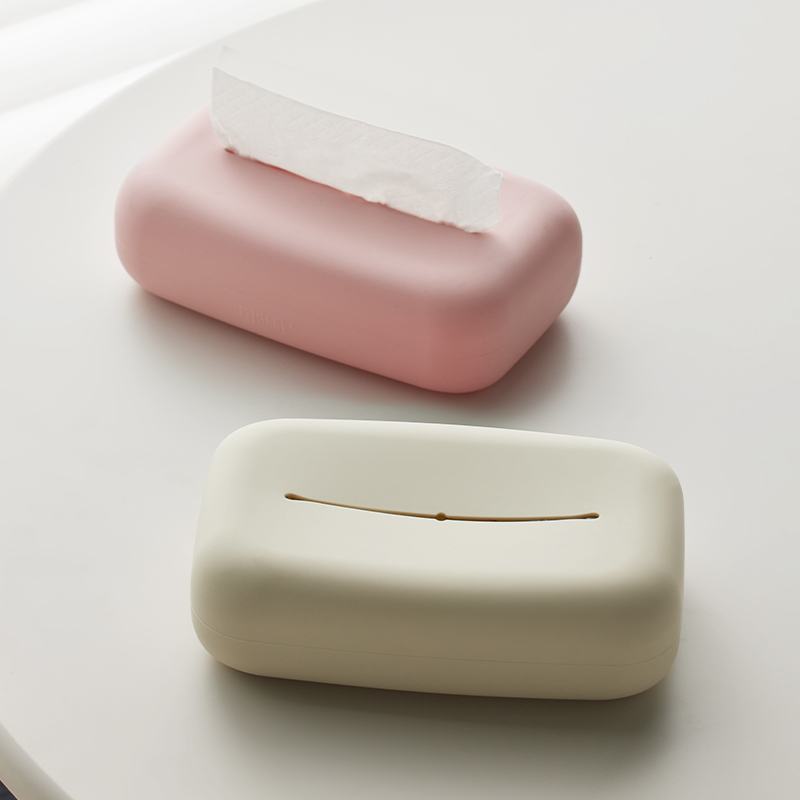ティッシュケース 柔らかシリコンソフトティッシュボックス