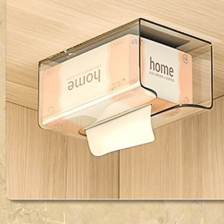 ティッシュケース 多機能壁掛け透明ボックス
