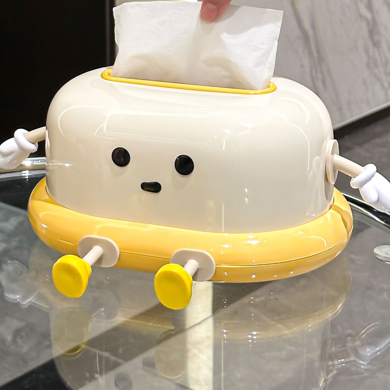 ティッシュケース ゆらゆらパンくんティッシュボックス