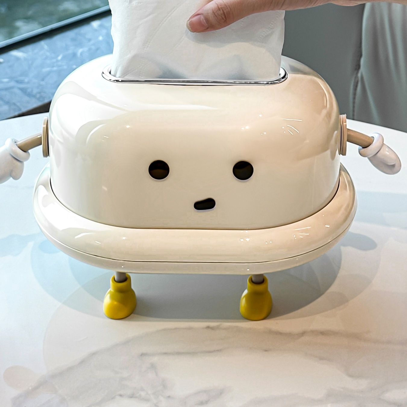 ティッシュケース ゆらゆらパンくんティッシュボックス