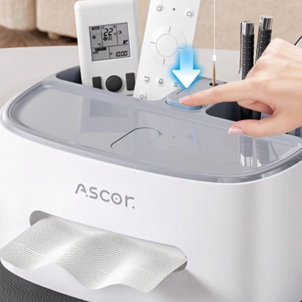 ティッシュケース 多機能収納ティッシュボックス
